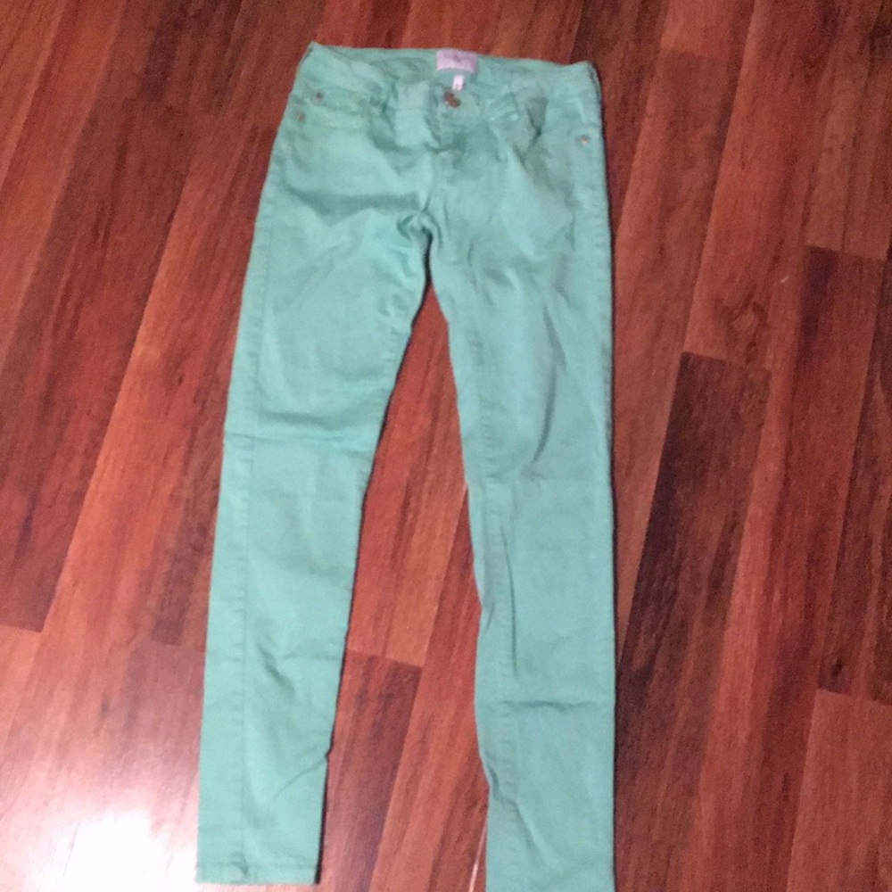 ❄️Celebrity Pink Mint Skinny Jeans